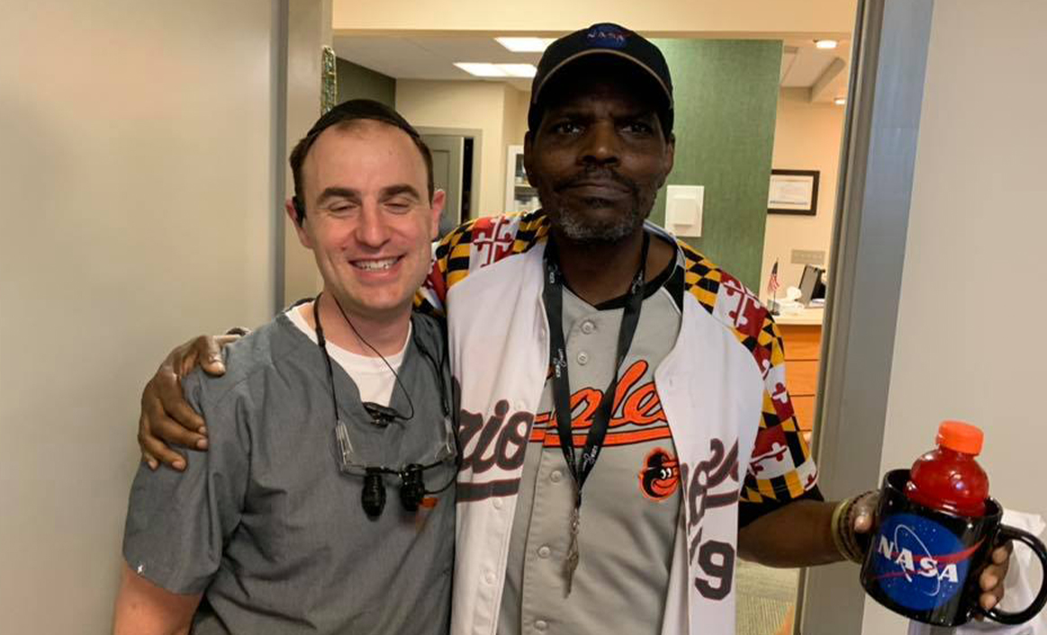 patient with orioles jersey