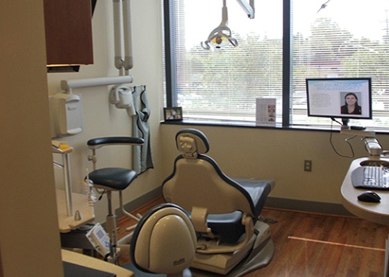 Inside dental office