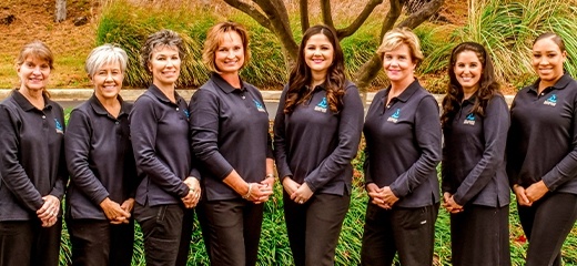 Annapolis dental team standing outside