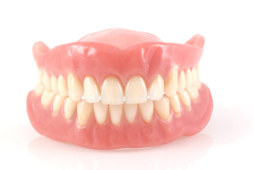 typical set of dentures